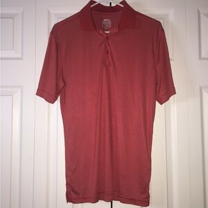 Men's Red Striped Slazenger Golf Polo